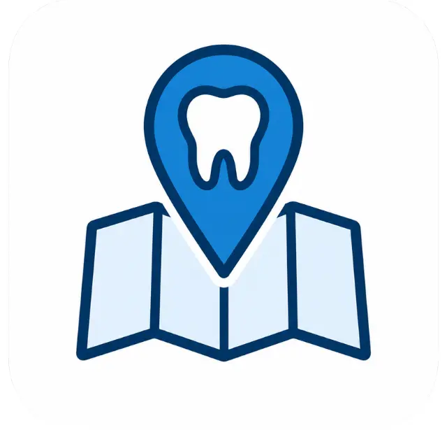 Dental icon of a tooth with sparkles representing teeth whitening services in Concord, NC