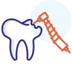Dental filling icon by Loveland Dental Group
